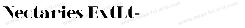 Nectaries ExtLt字体转换